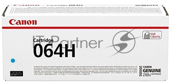 Картридж лазерный Canon CRG 064 H C 4936C001 синий (1500стр.) для Canon MF832Cdw