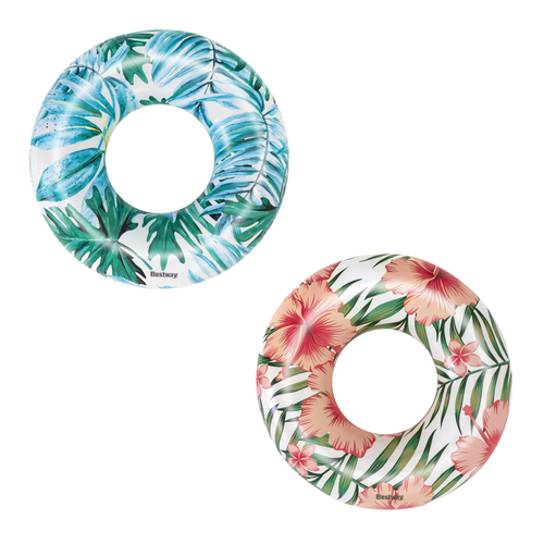 Круг для плавания BESTWAY 36237 Tropical Palms 119 см