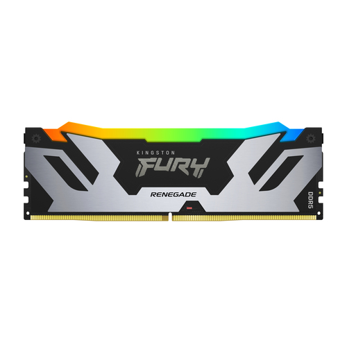KF580C38RSA-24 Kingston 24GB DDR5 8000 FURY Renegade Silver RGB On-Die ECC UDIMM (Single  Module) CL38-48-48 1.4V