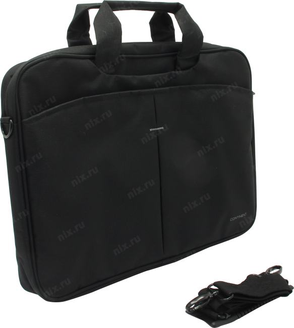 Сумка Continent CC012  Black  (полиэстер,  чёрная 15.6")