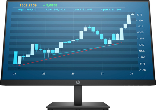 МОНИТОР 23.8 HP ProDisplay P244 / 5QG35AA#ABB  (IPS, 250 cd/m2, 1920x1080, 1000:1, 178°/178°, 5 ms, VGA, +HDMI, +DP)
