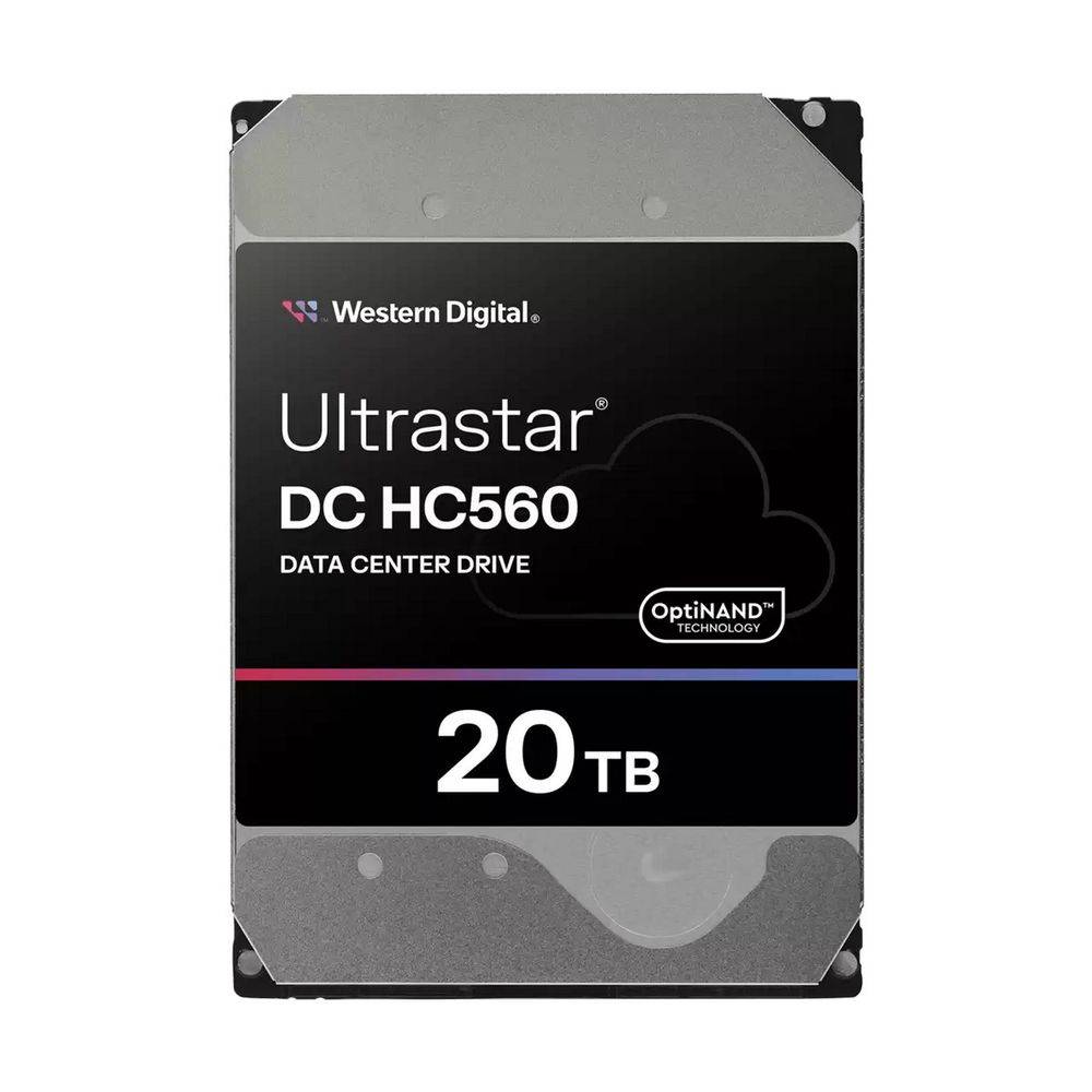 Western Digital Жесткий диск серверный 3.5" 20TB WD Ultrastar DC HC560 WUH722020BLE6L4 SATA 6Gb/s, 512 Mb, 7200 rpm 0F38785