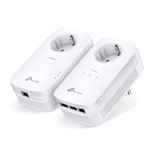 TP-Link TL-PA8033P KIT AV1300 Комплект гигабитных Powerline-адаптеров со встроенной розеткой