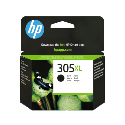 3YM62AE - HP 305XL High Yield Black Original Ink Cartridge для HP DeskJet 2300, 2700 / 2700e series, HP DeskJet Plus 4100/4100e series, HP ENVY 6010/6010e, 6020/6020e, 6030/6030e, 6050/6050e series, HP ENVY Pro 6400/6400e series