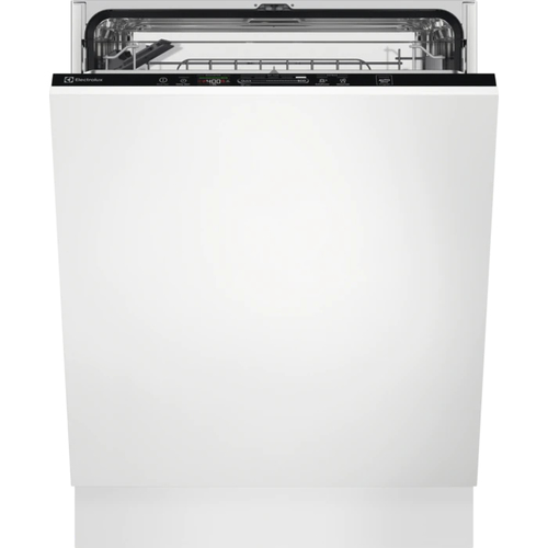 Встраиваемые посудомоечные машины ELECTROLUX/ загрузка на 13 комплектов посуды, сенсорное управление, 7 программ, 59.6x55x82 см, черный цвет, сушка: стандартная (конденсация), индикация на полу: луч