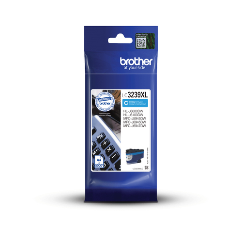 Brother LC-3239XLC Картридж HLJ6000DW/MFCJ5945DW/MFCJ6945DW голубой (5000стр) (LC3239XLC)