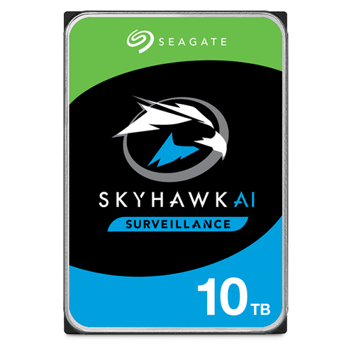 Жесткий диск Seagate SkyHawk AI Surveillance  ST10000VE001 10TB 3.5" SATA 6Gb/s, 7200rpm, 256MB, 24x7, CMR, Air, Bulk {20} (029452)