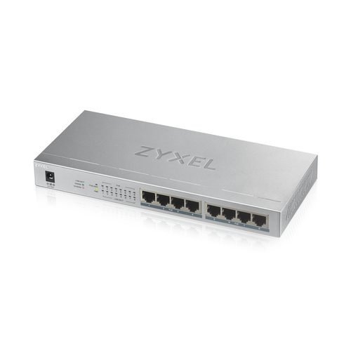 ZYXEL GS1008HP-EU0101F Межсетевой экран Zyxel ZyWALL ATP800, Rack, 12 конфигурируемых (LAN/WAN) портов GE, 2xSFP, 2xUSB3.0, AP Controller (2/130), Device HA Pro, с поддержкой Sandbox и Botnet Filter