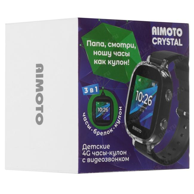 8360201 AIMOTO Crystal Умные часы  4G. Цвет: черный