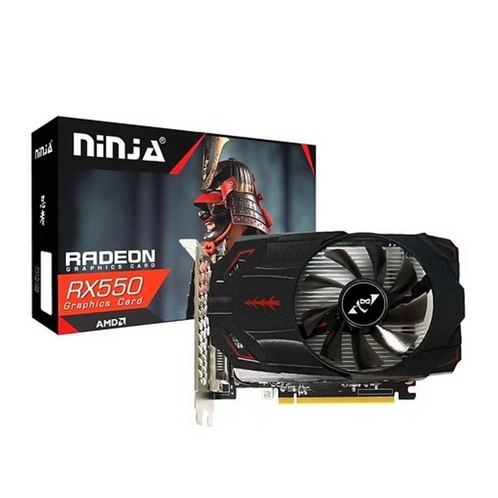 NINJA Видеокарта  RX550 8GB GDDR5 128bit DVI DP HDMI 1FAN RTL