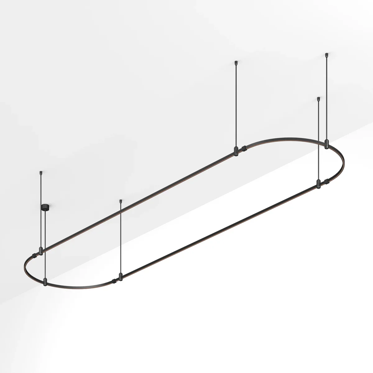 Arlight Основание ART-APRIORI-OVAL-ROD-800-4000×1000 (BK) (IP20 Металл, 3 года)
