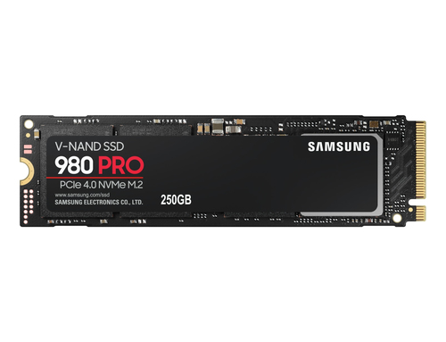 Твердотельный накопитель SSD M.2 (PCI-E NVMe) 250Gb Samsung 980 PRO (R6400/W2700MB/s) (MZ-V8P250BW) 1year