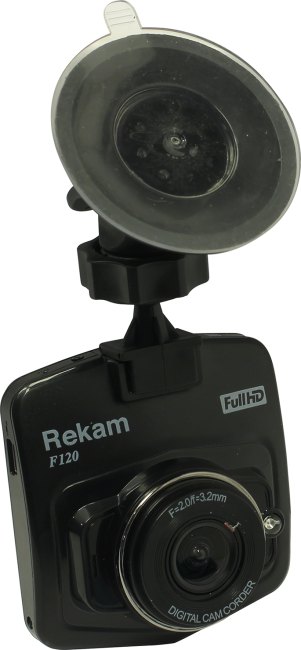 Rekam F120 (1920х1080, 140°, LCD  2.4", microSDHC, USB)