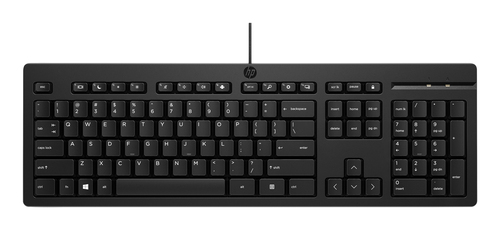 266C9A6#B15 - Keyboard HP Europe/125 Wired Keyboard/USB