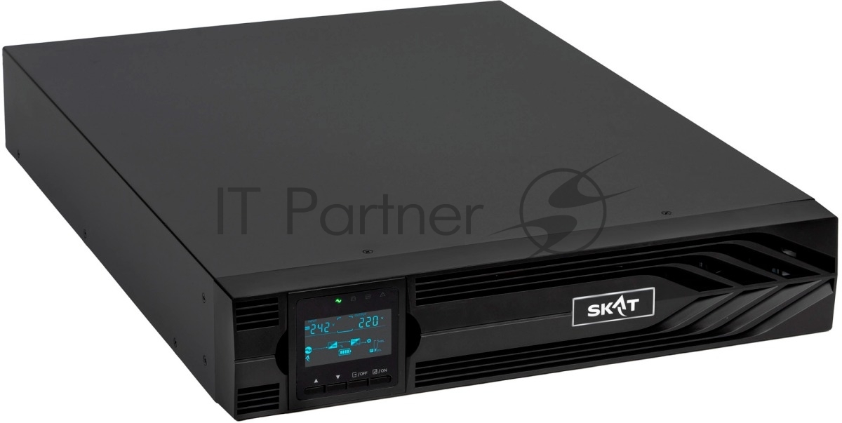 Источник бесперебойного питания Бастион SKAT-UPS 3000-RACK-ON-6X9-E P3 / 3000 ВА / 3000 Вт / 8 x IEC 320 C13, 1 x IEC 320 С19