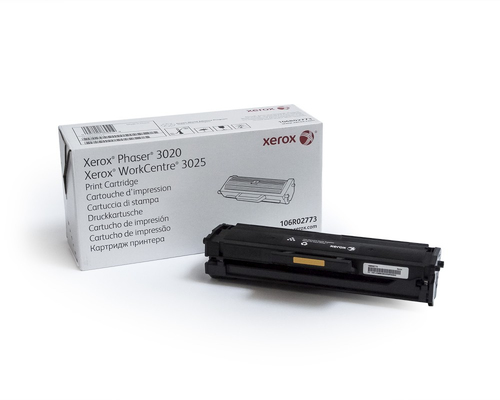 106R02773 - Тонер-картридж, Xerox, 106R02773, Для Xerox Phaser 3020BI, WorkCentre 3025BI/3025NI, 1 500 страниц (А4)