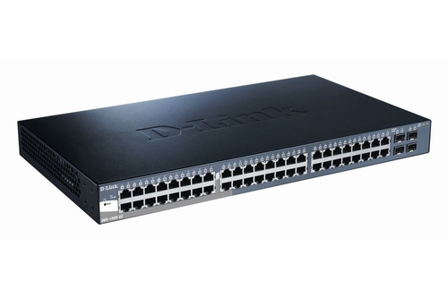 D-Link DGS-1500-52/Z Настраиваемый коммутатор Web Smart с 48portми 10/100/1000Base-T и 4portми 100/1000Base-X SFP