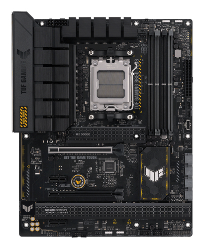 Материнская плата Asus - TUF GAMING B650-PLUS, ATX, AMD B650, 1xAM5, 4xDDR5 до 128ГБ, 1x2.5GbE, audio, M.2, HDMI, DP, 4xSATA, 4xUSB2.0, 2xUSB3.2, 2xUSB3.2 Type C, TUF GAMING B650-PLUS