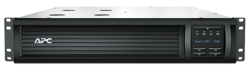 ИБП APC by SE - Smart-UPS SMT 1500 ВА/1000 Вт, Line-Interactive, in (230V 1xIEC-320 C14), 4xIEC-320 C13, Hot Swap User Replaceable Batteries, LCD, Rack, 2U, RM, цвет чёрный, SMT1500RMI2UNC
