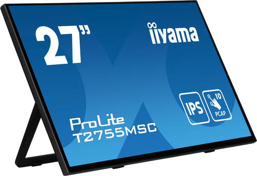 Монитор Iiyama 27" ProLite T2755MSC-B1 черный IPS LED 16:9 HDMI M/M матовая 400cd 178гр/178гр 1920x1080 60Hz DP FHD USB Touch 5.8кг