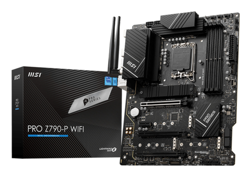 Материнская плата MSI Bad Pack PRO Z790-P WIFI MS-7E06"PRO Z790-P WIFI"601 -7E06-030,21"801 -7E06-010"STD OPT:C PRO Z790-P MS-7E06"PRO Z790-P WIFI"601 -7E06-030,21"801 -7E06-010"STD OPT:C PRO Z790-P WIFI, Z790,LGA1700,4DDR5,3PCI -Ex16,1PCI - Ex1,4M.2,1USB3.2 Gen2 X2, 6USB3"