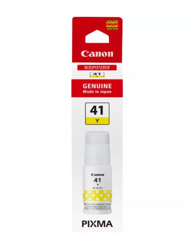 Чернила Canon GI-41Y, 70мл, желтый, оригинальные, водные, для Canon Pixma G3460 (4545C001)