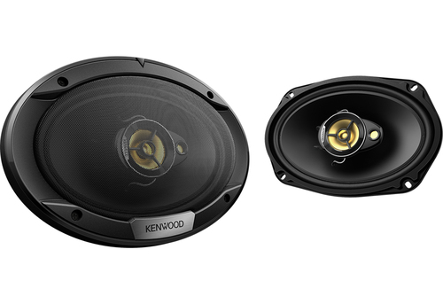 Колонки автомобильные Kenwood KFC-S6976EX 500Вт 87дБ 4Ом 16x23см (6x9дюйм)  (ком.:2кол.) коаксиальные трехполосные