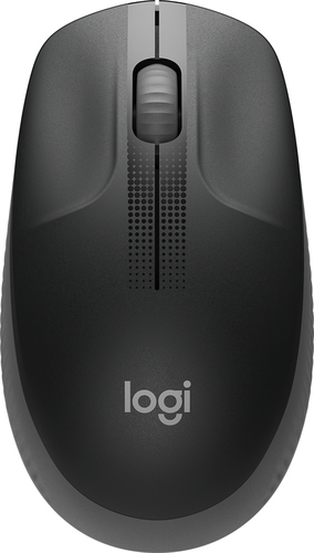 Мышь Logitech - M190, Беспроводная, 10 метров, Optical, 1000 dpi, 3 btns, цвет тёмно-серый, 910-005923