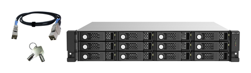 Системы хранения данных QNAP ENTERPRISE 2U/12bay Expansion Unit up to 12HP HDD SAS(3,5' or 2,5')/2xPS incl Cbl/no rail(RAIL-B02)/Expand with QXP-820S(not incl) TL-R1220Sep-RP-EU-RU