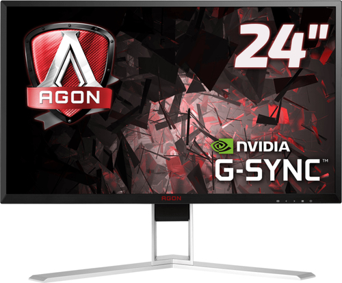 Монитор AOC 23.8" Gaming AG241QG черный TN+film LED 16:9 HDMI M/M матовая HAS Pivot 350cd 2560x1440 DisplayPort QHD USB 5.53кг
