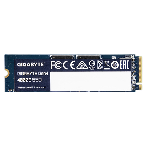 Твердотельный накопитель SSD Gigabyte M.2 2280 500GB Gen4 4000E SSD PCI Express 4.0x4, NVMe 1.4, 3600/3000, MTBF 1.5M, 3D NAND, 300TBW, RTL (G440E500G)