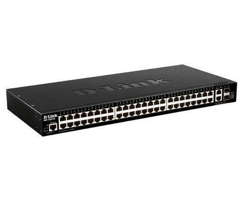 Коммутатор D-Link DGS-1520-52/A1A Управляемый L3 стекируемый коммутатор с 48 портами 10/100/1000Base-T, 2 портами 10GBase-T и 2 портами 10GBase-X SFP+ (454783) {5}