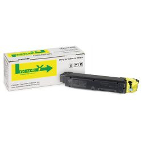 TK-5140Y (1T02NRANL0) Тонер-картридж Kyocera оригинальный, желтый (5 000 стр.) для ECOSYS P6130cdn, , TK-5140Y (1T02NRANL0)