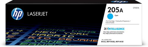 Тонер-картридж HP Color LJ M180 CF531A(205A) Cyan (0.9k) для аппаратов,выпущенных до 01.12.2018, шт