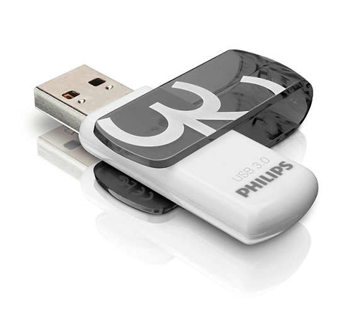 Флеш накопитель 32Gb USB 3.0 PHILIPS Vivid Edition 3.0, белый (FM32FD00B/97)