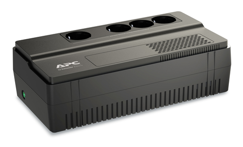 BV1000I-GR - Источник бесперебойного питания, APC, Easy UPS BV1000I-GR, Линейно-интерактивный, Мощность 1000ВА/600Вт, Напольный, 230В, Вых: 4x Schuko, 12В/9Ач, Чёрный