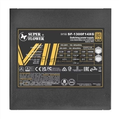 Блок питания Super Flower Leadex VII XG 1300W ATX 3.1 черный (SF-1300F14XG)