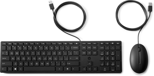 Комплект клавиатура+мышь HP 320MK проводной, USB, чёрный