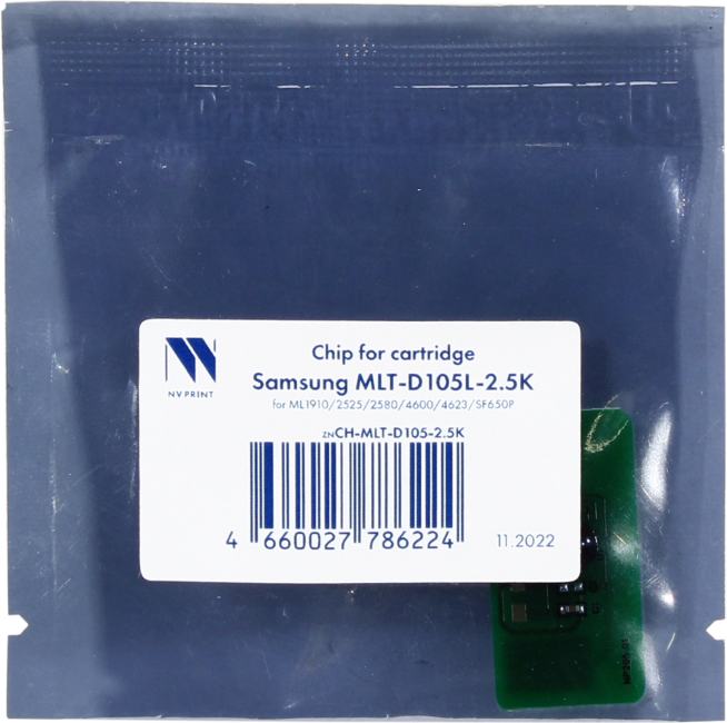 Чип NV-Print NV-CH-MLT-D105L-2.5K  для Samsung ML1910/1915/2525/2580/4600/4606/4623/SF650P