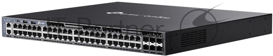 Стекируемый управляемый коммутатор TP-Link SG6654X 3 го уровня Omada с 48 гигабитными портами и 6 портами SFP+