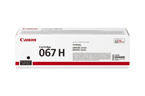 (Спец.цена) Оригинальный картридж Canon 067HBk 5106C002 для Canon i-SENSYS LBP631CW/ LBP633Cdw/ MF651Cw/ MF655Cdw/ MF657Cdw, чёрный, увеличенный, 3130 стр.