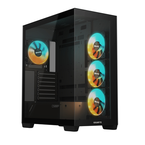 Компьютерный корпус Gigabyte GB-C500PI ST белый без БП ATX 3x120мм 6x140мм 2xUSB 3.0 1xUSB3.1 audio bott PSU