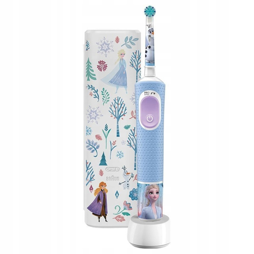 Электрическая зубная щетка VITALITY D103 FROZEN II + CASE ORAL-B