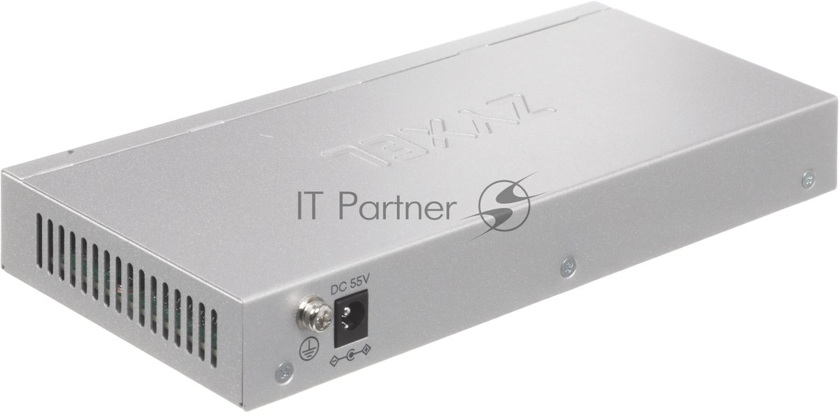 Коммутатор ZYXEL GS1200-8HPV3-EU0101F, 8×1 Гбит/с, 4×PoE+, 68 Вт, управляемый
