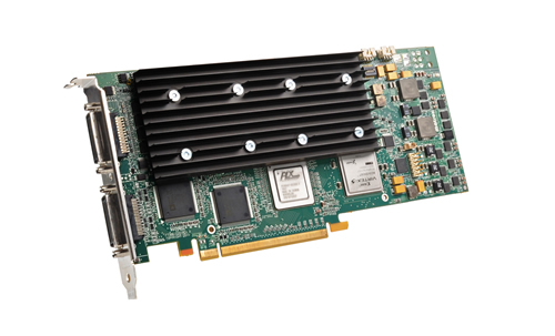 Видеокарта MURA-MPX42HF 4 outputs, 2 inputs, PCIe x16 (Gen2) 2GB1 64 Gbit/sec output: RGB (VGA) 2048x1536 , input: SL-DVI 1920x1200, RGB (VGA) 2048x1536, Component (YPbPr) 1080i, S-Video NTSC/PAL/SECAM, Composite NTSC/PAL/SECAM