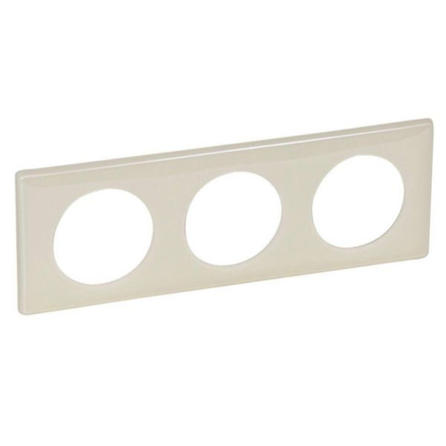 Legrand 066623 Celiane Рамка 3п  Сл.кость  глянец