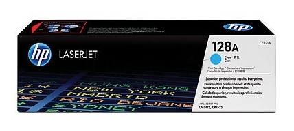 Картридж лазерный HP CE321A 128A голубой для CLJ Pro CM1415FN/CM1415FNW/CP1525N/CP1525NW 1300 стр.