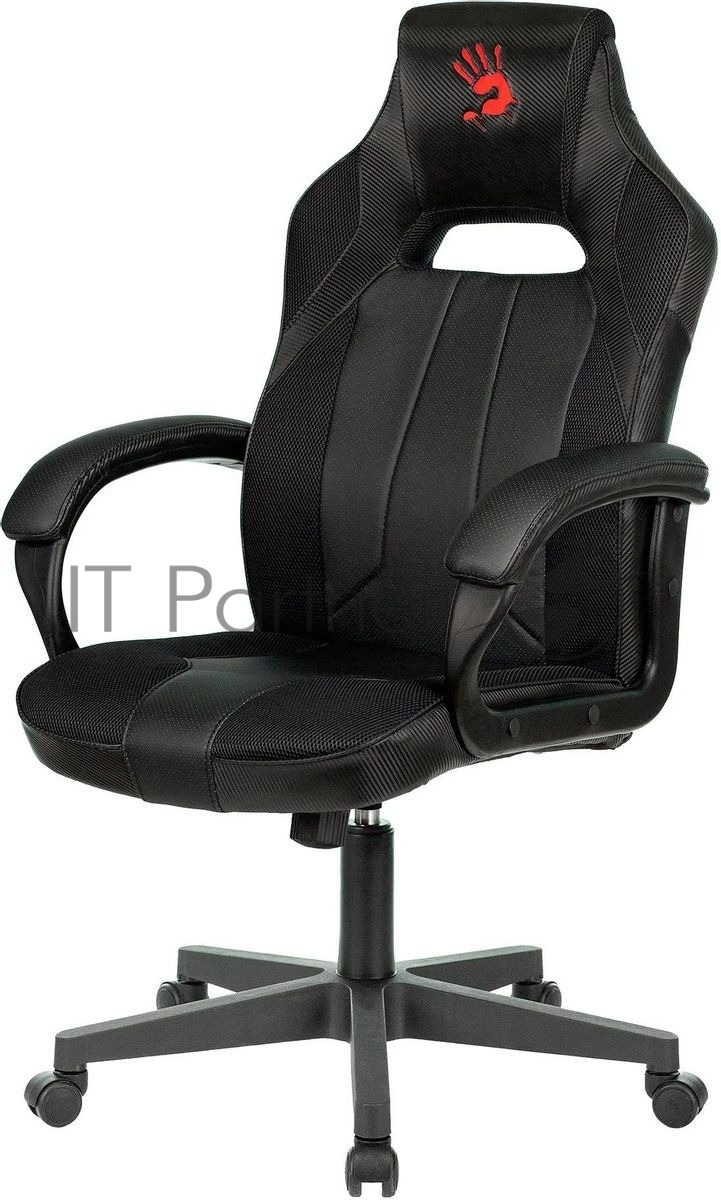 Кресло игровое A4Tech Bloody GC-200, черный, эко.кожа, крестовина пластик