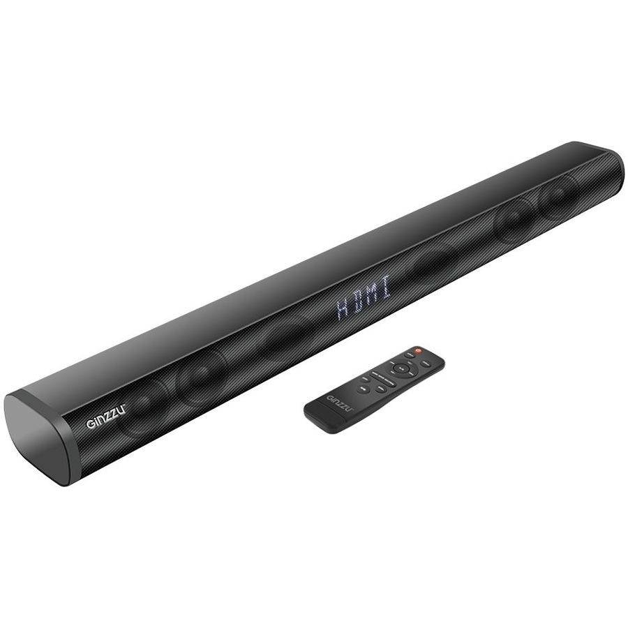 Саундбар Ginzzu GM-502, 2.1, 30 Вт, USB, optical in, чёрный