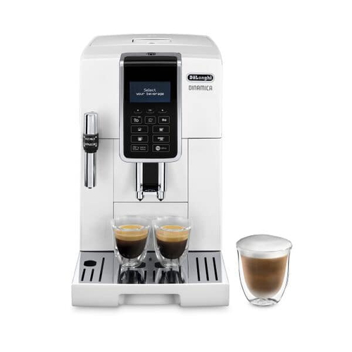Кофемашина автоматическая DeLonghi ECAM 350.35.W белый, исп. кофе- зерновой/молотый, 1.8 л, 1450 Вт, 15 бар